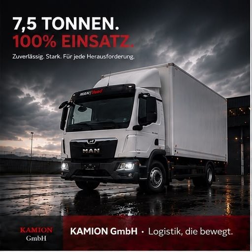 Kamion GmbH 7,5-Tonner – Euro 6 Fahrzeug